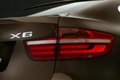 BMW X6 2012 - Marron - détail, feu arrière