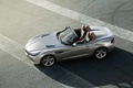 BMW Zagato Roadster gris 3/4 avant gauche vue de haut