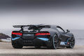 Bugatti Divo carbone/bleu 3/4 arrière droit 2