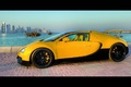 Bugatti Veyron Grand Sport - noire/jaune - profil gauche 2