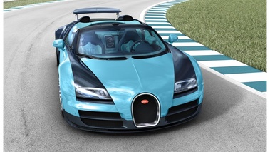 Bugatti Veyron Grand Sport Vitesse Jean-Pierre Wimille - 3/4 avant droit dynamique