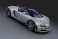 Bugatti Veyron Grand Sport Vitesse Rafale - 3/4 avant droit penché ouvert
