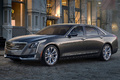 Cadillac CT6 - Grise - 3/4 avant gauche