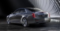 Cadillac CTS 2014 - grise - 3/4 arrière gauche