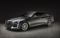 Cadillac CTS 2014 - grise - 3/4 avant gauche