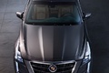 Cadillac CTS MY2014 anthracite face avant vue de haut debout