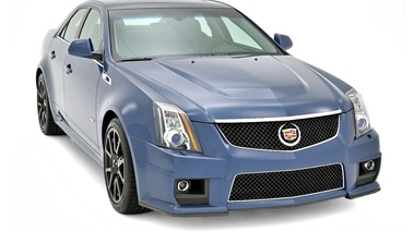 Cadillac CTS-V Steatlth Blue - 3/4 avant droit