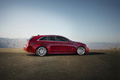 Cadillac CTS-V Wagon rouge profil 2