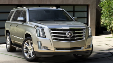 Cadillac Escalade 2015 ESV - Gris - 3/4 avant droit