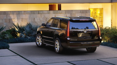 Cadillac Escalade 2015 - Noir - 3/4 arrière gauche