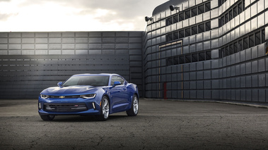 Chevrolet Camaro 2015 - Bleue - 3/4 avant gauche