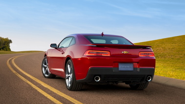 Chevrolet Camaro SS 2014 - rouge - 3/4 arrière gauche