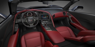 Chevrolet Corvette C7 Stingray anthracite intérieur