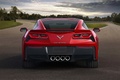 Chevrolet Corvette C7 Stingray rouge face arrière