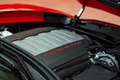 Chevrolet Corvette C7 Stingray rouge moteur 