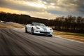 Corvette 427 Cabrio Collector Edition - Arctic White - 3/4 avant droit dynamique