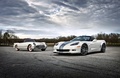 Corvette 427 Cabrio Collector Edition - Arctic White - avec corvette originelle