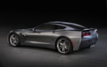 Corvette Stingray 2014 - grise - 3/4 arrière gauche