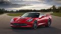 Corvette Stingray 2014 - rouge - 3/4 avant gauche