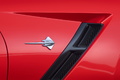 Corvette Stingray 2014 - rouge - détail écope aile avant
