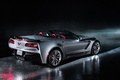 Corvette Z06 Cabrio 2014 - grise - 3/4 arrière droit