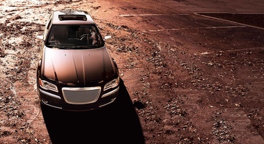 Chrysler 300C Luxury Series face avant vue de haut