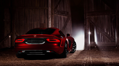 SRT Viper GTS 2013 - rouge - arrière