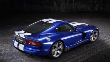 SRT Viper GTS bleu 3/4 arrière droit