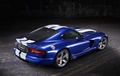 SRT Viper GTS bleu 3/4 arrière droit