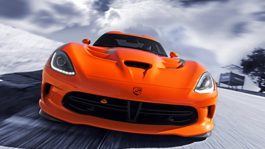 SRT Viper Time Attack - orange - face avant, filé