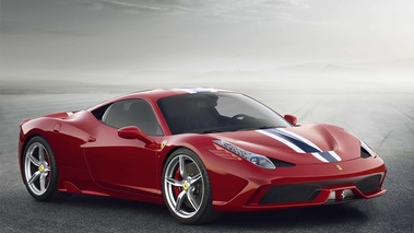 Ferrari 458 Speciale rouge 3/4 avant droit