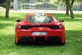 Ferrari 458 Speciale rouge face arrière