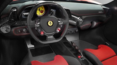 Ferrari 458 Speciale rouge intérieur