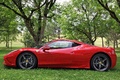 Ferrari 458 Speciale rouge profil