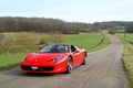 Ferrari 458 Spider rouge 3/4 avant gauche travelling 3