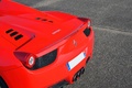 Ferrari 458 Spider rouge capot moteur