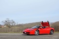 Ferrari 458 Spider rouge fermeture toit 2