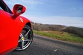 Ferrari 458 Spider rouge jante