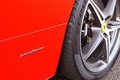 Ferrari 458 Spider rouge logo Pininfarina