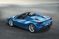 Ferrari 488 Spider - Bleue - 3/4 arrière gauche