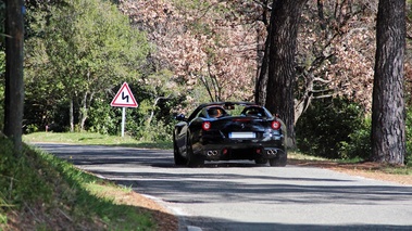 Ferrari 599 SA Aperta noir 3/4 arrière gauche 5