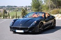 Ferrari 599 SA Aperta noir 3/4 avant gauche 2