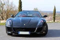 Ferrari 599 SA Aperta noir face avant 2