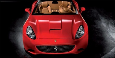 Ferrari California 2012 rouge face avant coupé
