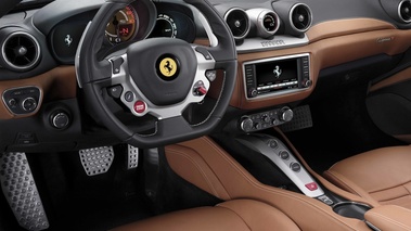 Ferrari California T bleu intérieur 