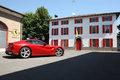 Ferrari F12 Berlinetta rouge 3/4 arrière droit 