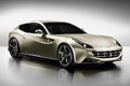 Ferrari FF beige 3/4 avant droit