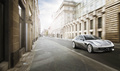 Ferrari GTC/4 Lusso T gris 3/4 avant droit travelling