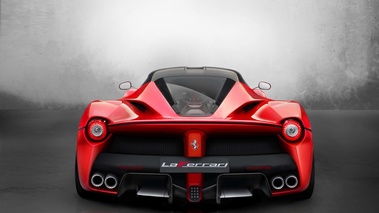 Ferrari LaFerrari rouge face arrière 2