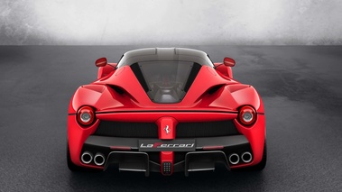 Ferrari LaFerrari rouge face arrière